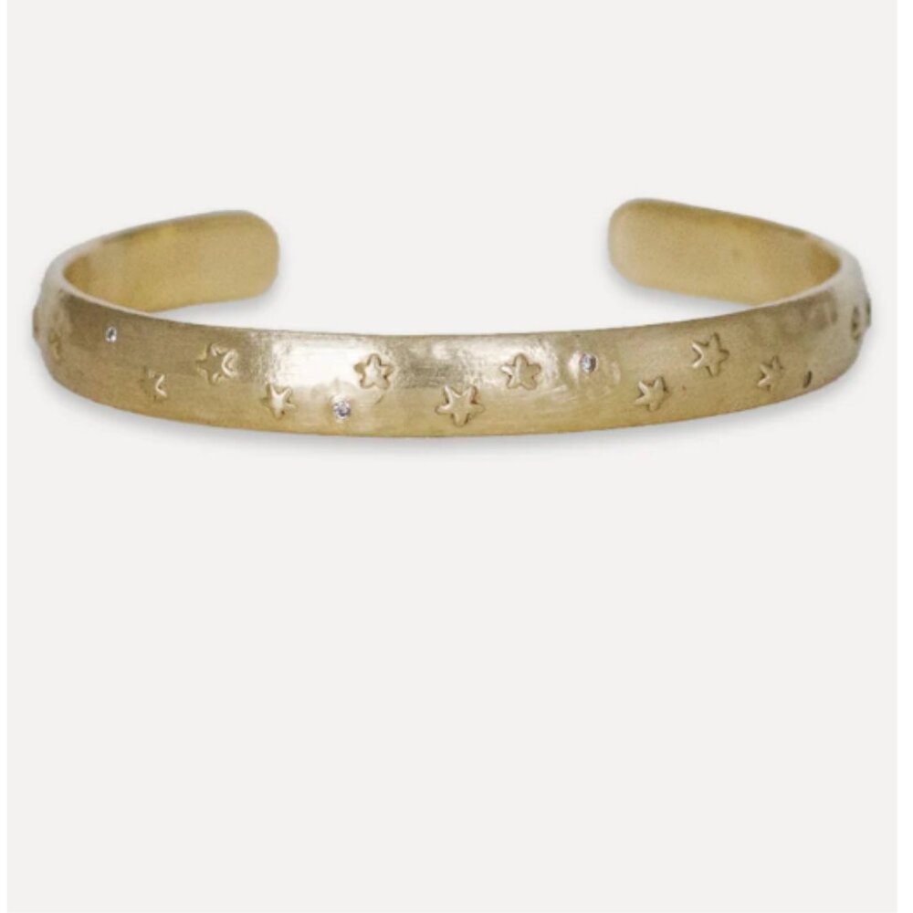 Satnam Diamond Cuff